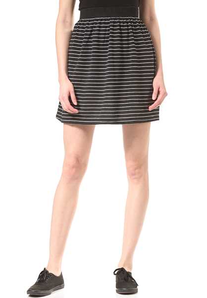 Minimum Avani - Nero Donna Moda Skirts (C8965)